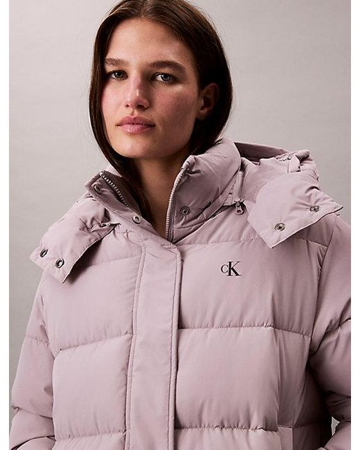 Calvin Klein Multicolor Jeans Monogram Puffer Jacket