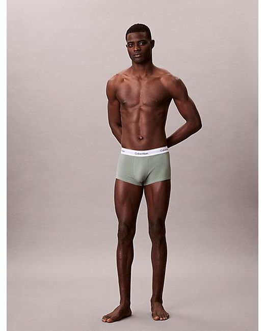 Calvin Klein Blue 5 Pack Low Rise Trunks for men