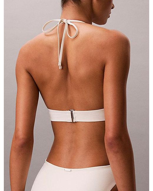 Calvin Klein Plunge Badpak in het White