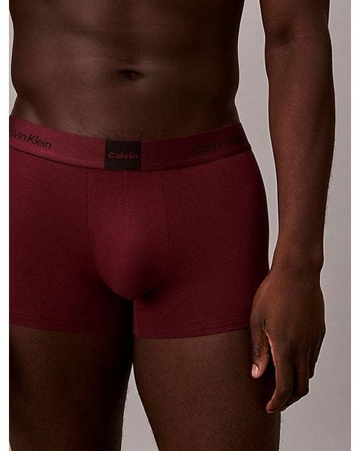 Calvin Klein Brown 3 Pack Trunks for men