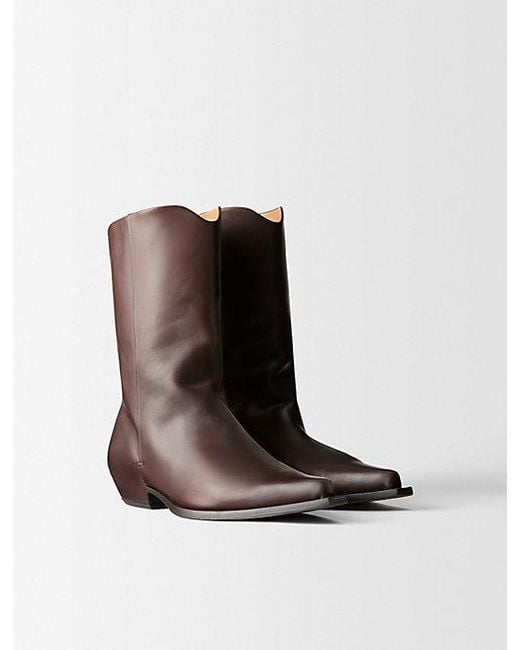 Calvin Klein White Cheer Boot
