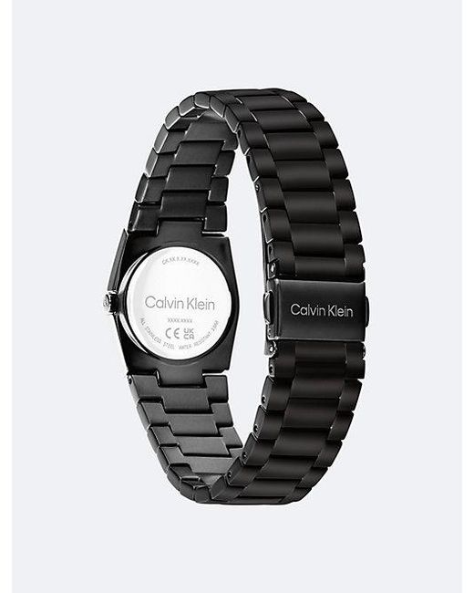 Calvin Klein Black Plated Steel Bracelet Watch