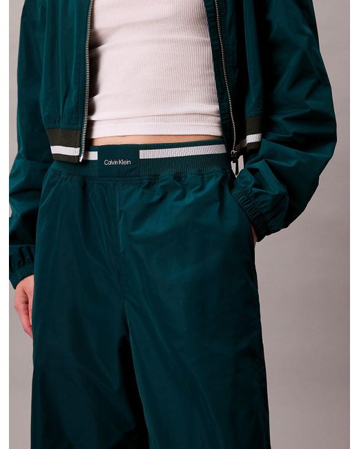 Calvin Klein Blue Logo Waistband Track Trousers