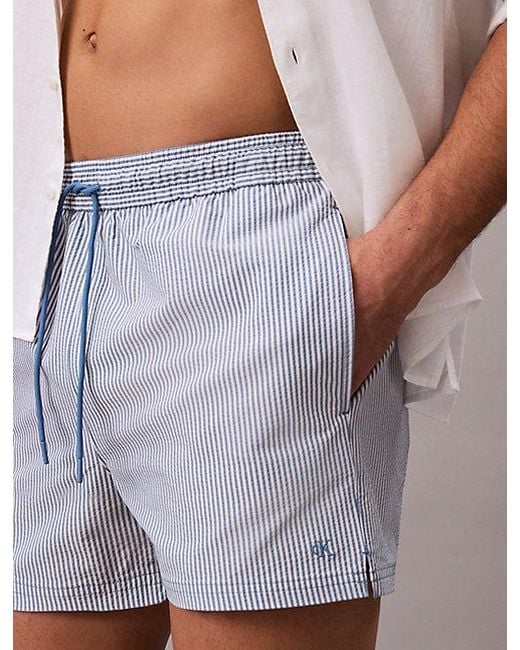 Calvin Klein Multicolor Short Drawstring Swim Shorts for men