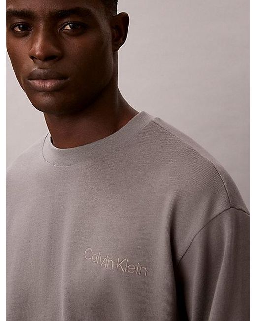 Calvin Klein Gray Pants Pyjama Set for men