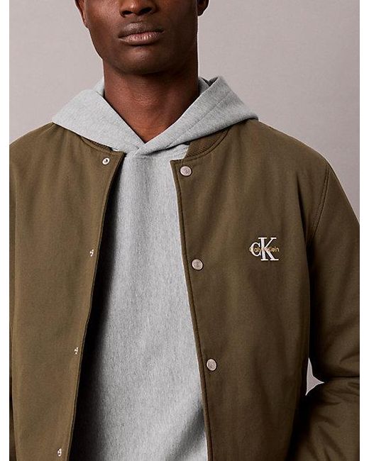 Calvin Klein Natural Jeans Premium Terry Back Logo Hoodie for men