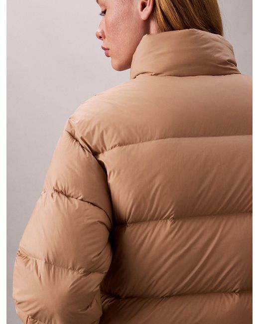 Calvin Klein Multicolor Monogram Down Puffer Jacket