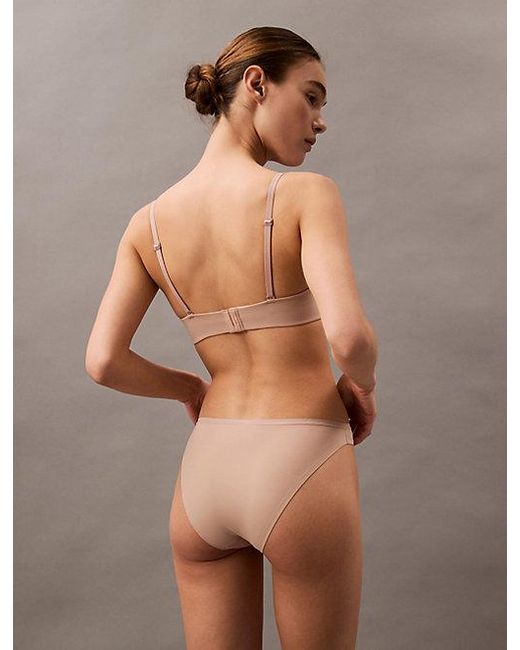 Calvin Klein Brown Bikini Briefs Perfectly Fit