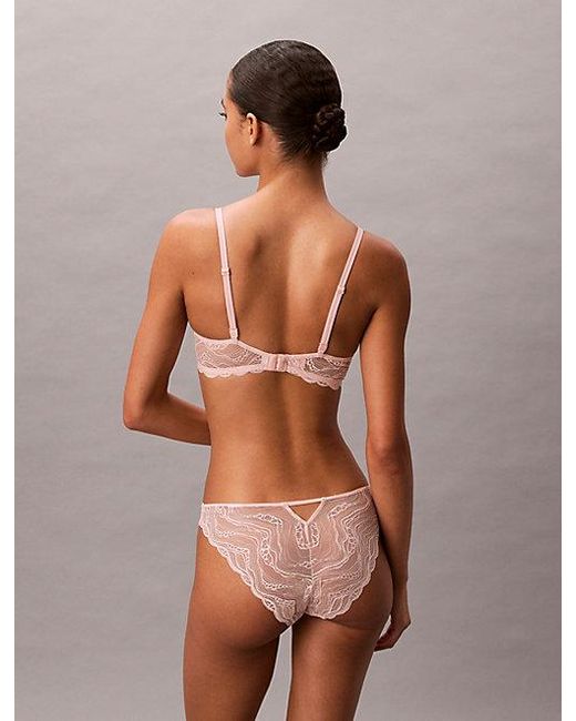 Calvin Klein Pink Bikini Briefs Sensual Stretch Lace