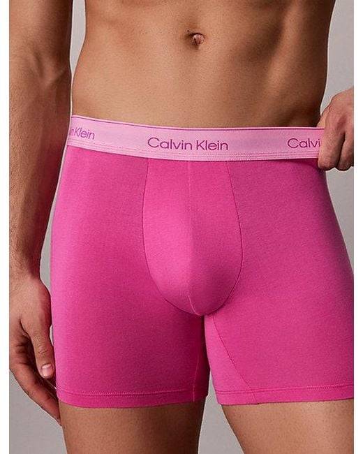 Calvin Klein Blue 5 Pack Boxer Briefs for men