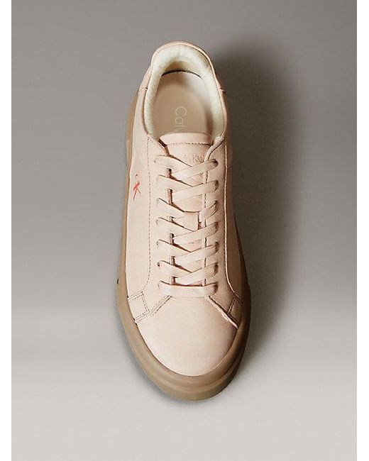 Calvin Klein Multicolor Leather Warm Winter Platform Trainers