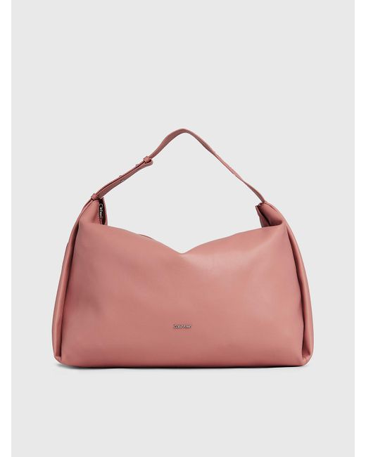 Grand sac hobo Calvin Klein en coloris Pink