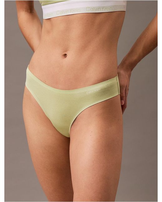 Calvin Klein Brown Icon Modal Mesh Bikini