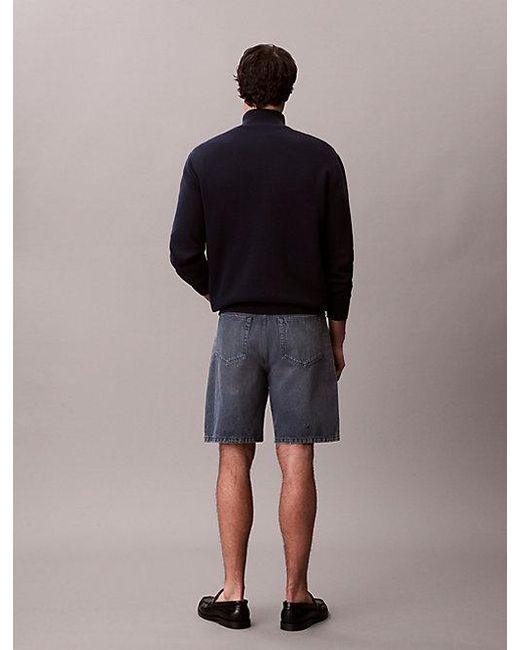 Calvin Klein Blue Jeans 90S Relaxed Denim Shorts for men