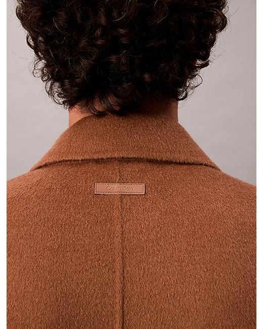 Calvin Klein Multicolor Relaxed Double Face Wool Coat for men