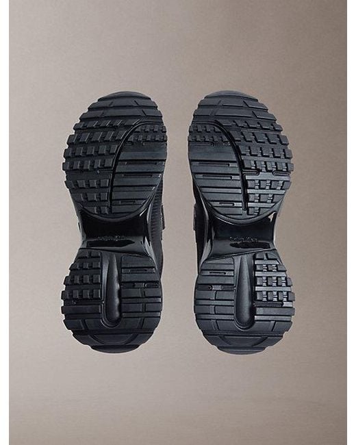 Calvin Klein Gray Trailblazer — Velcro Runner Trainers