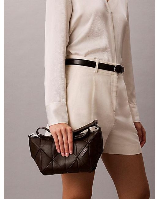 Calvin Klein Multicolor Woven Emblem Shoulder Bag