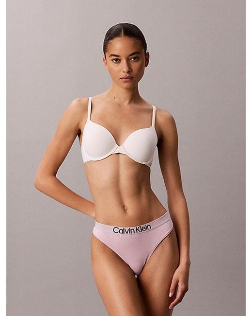 Calvin Klein Natural Thong Maximum Cotton