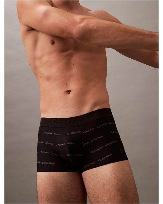 Calvin Klein Black Label Multicolor Calvin Klein Ck Prints Low Rise Trunk for men