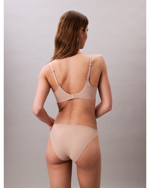 Calvin Klein Brown Lightly Lined Full Coverage Bra