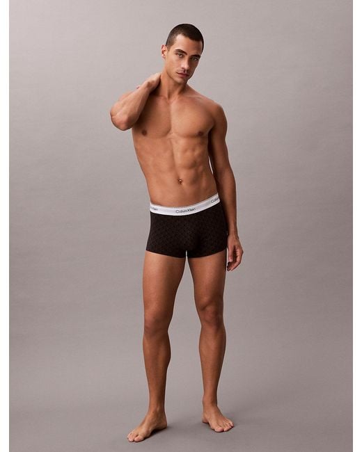 Calvin Klein Brown 3 Pack Trunks for men