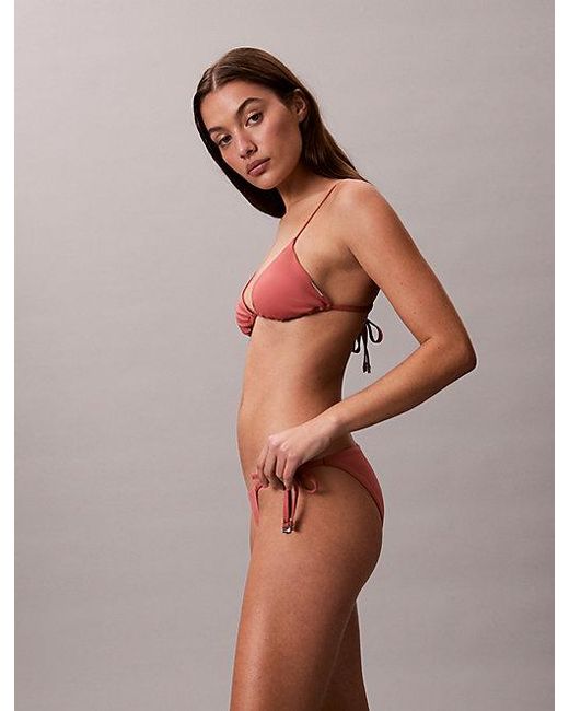 Calvin Klein Multicolor Tie Side Bikini Bottoms Essentials