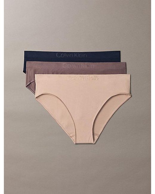 Calvin Klein 3-Pack Slips in het Gray