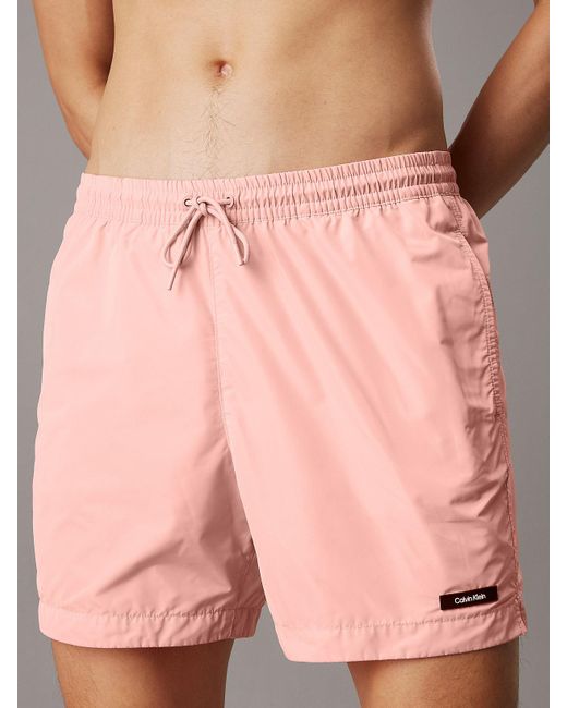 Short De Bain Mi-Long Avec Cordon De Serrage Calvin Klein pour homme en coloris Multicolor