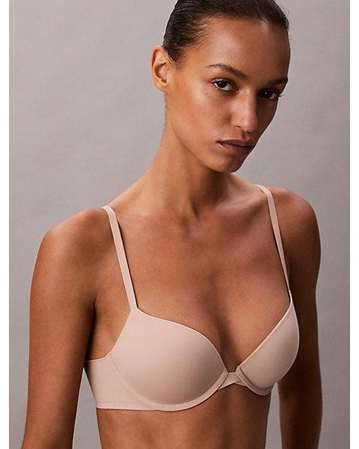 Calvin Klein Brown Push Up Plunge Bra Perfectly Fit