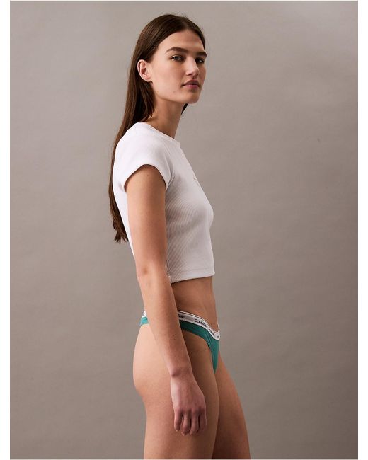 Calvin Klein Multicolor Modern Logo 5-Pack Thong