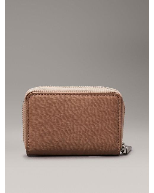 Calvin Klein Gray Small Rfid Zip Around Wallet