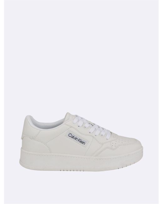 Calvin Klein White Rhean Low Top Sneaker