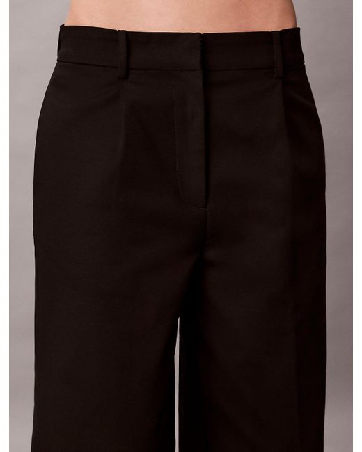 Pantalon Chino Ample Calvin Klein en coloris Black