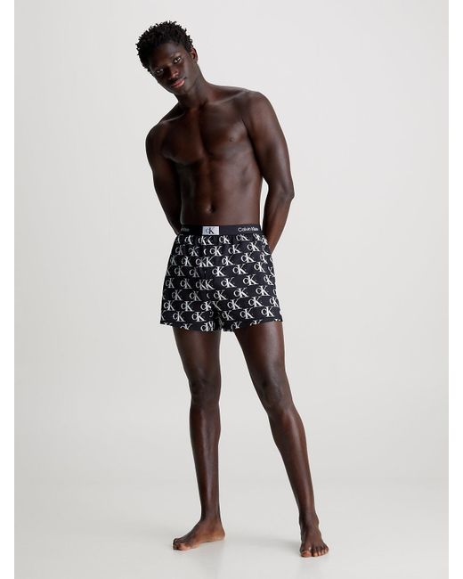 Caleçons slim fit - CK96 Calvin Klein pour homme en coloris Black