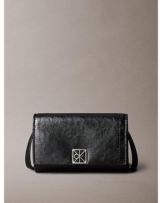 Calvin Klein Black Emblem Logo Wallet