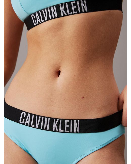 Calvin Klein Blue Bikini Bottoms - Intense Power