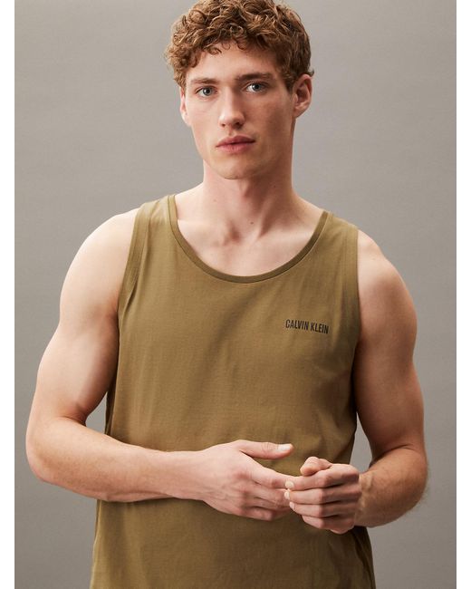 Calvin Klein Green Beach Tank Top for men