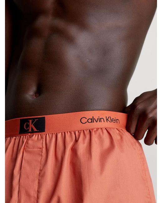 Calvin Klein Black 3 Pack Slim Fit Boxers - Ck96 for men