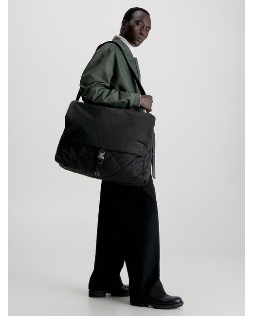Sac en bandoulière oversize Calvin Klein pour homme en coloris Black