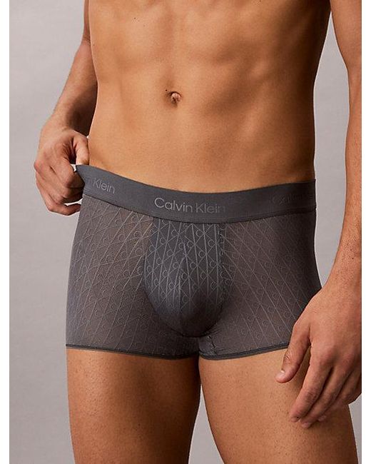 Calvin Klein Multicolor Trunks Microfibre Lace for men
