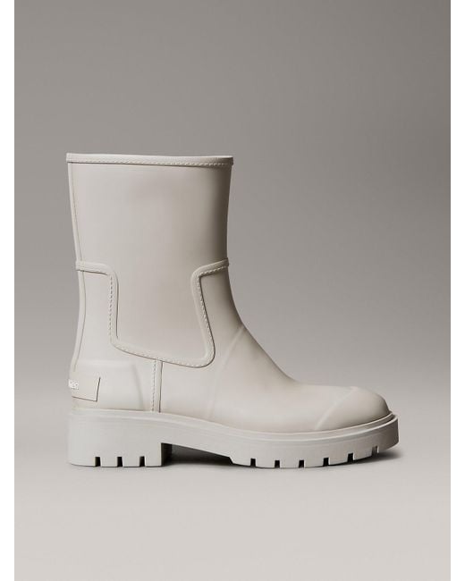 Bottes De Pluie Imperméables À Semelle Crantée Souple Calvin Klein en coloris Gray