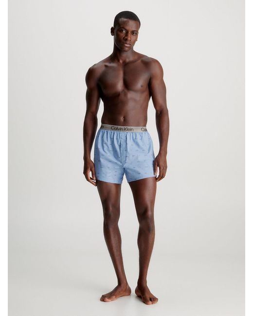 Calvin Klein Blue Slim Fit Boxers - Modern Structure for men