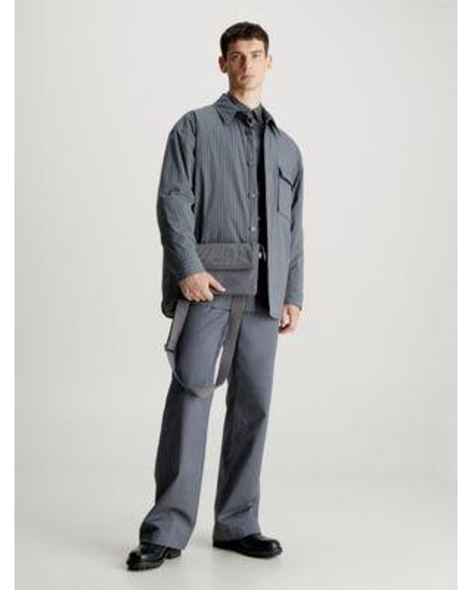 Calvin Klein Crossbody Bag in Gray für Herren