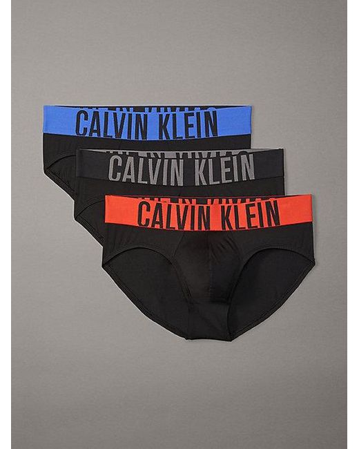 Calvin Klein 3-pack Slips - Intense Power in het Black voor heren