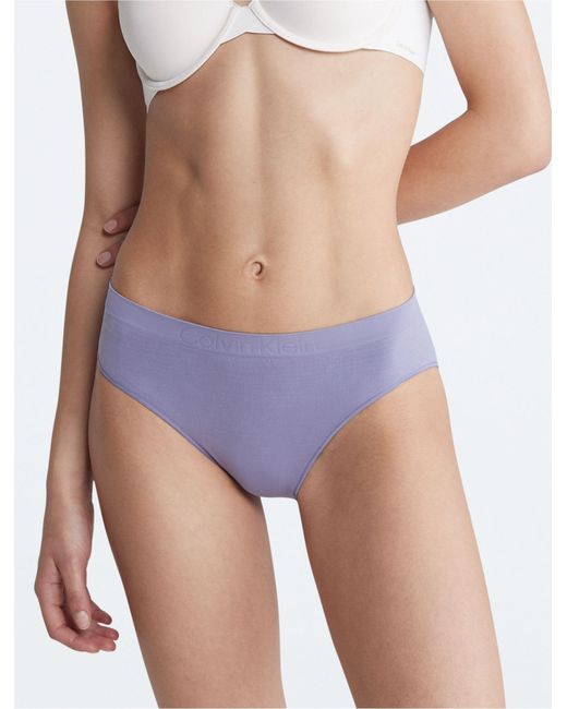 Calvin Klein Bonded Flex Bikini in Blue