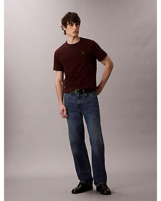 Calvin Klein Brown Jeans Monogram T-Shirt for men
