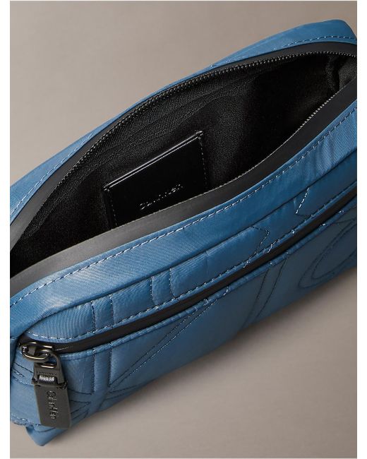 Calvin Klein Blue Puffer Camera Bag for men