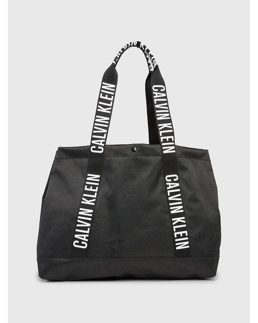 Calvin Klein Black Beach Tote Bag