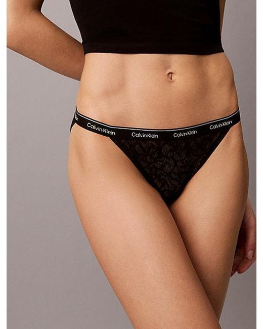 Calvin Klein Multicolor 3 Pack Bikini Briefs Icon Lace