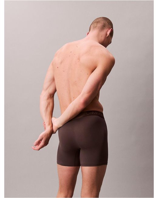 Calvin Klein Gray Ultra Soft Modal 3-Pack Boxer Brief for men